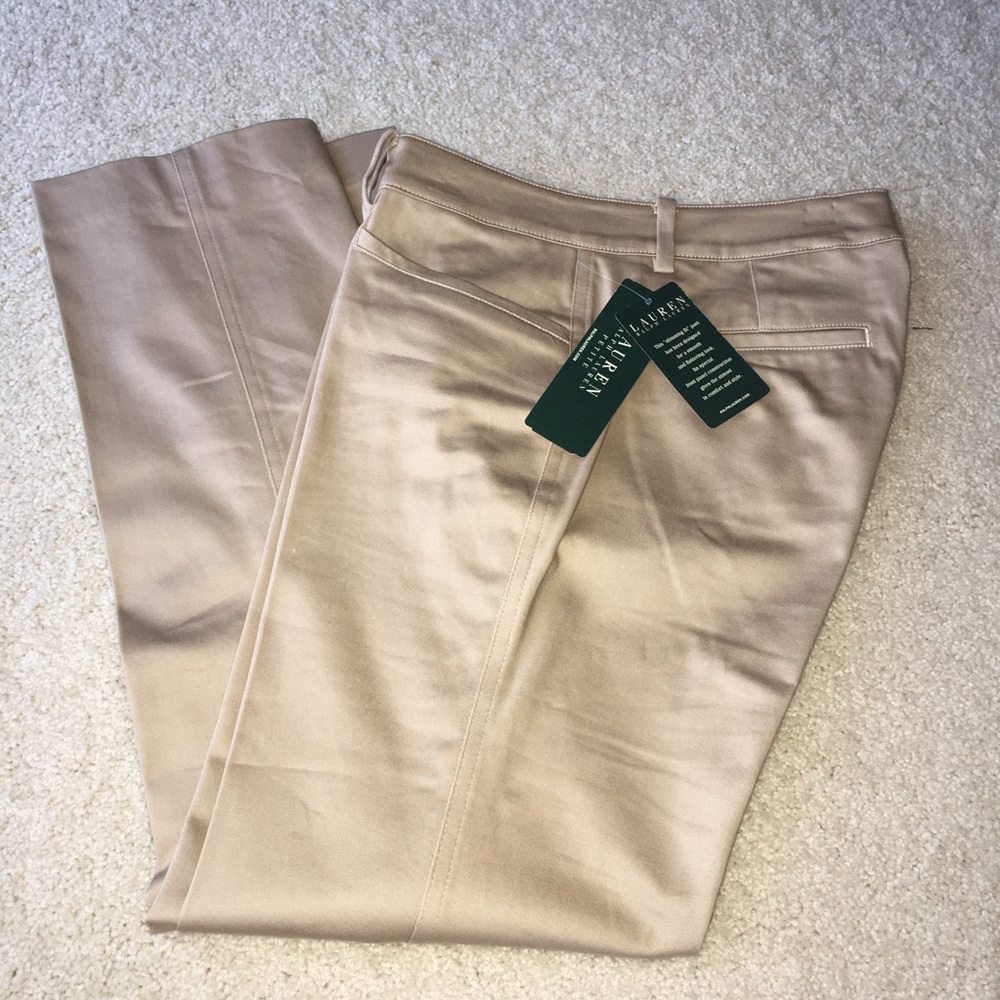 Lauren Khaki pants, 4P, NWT